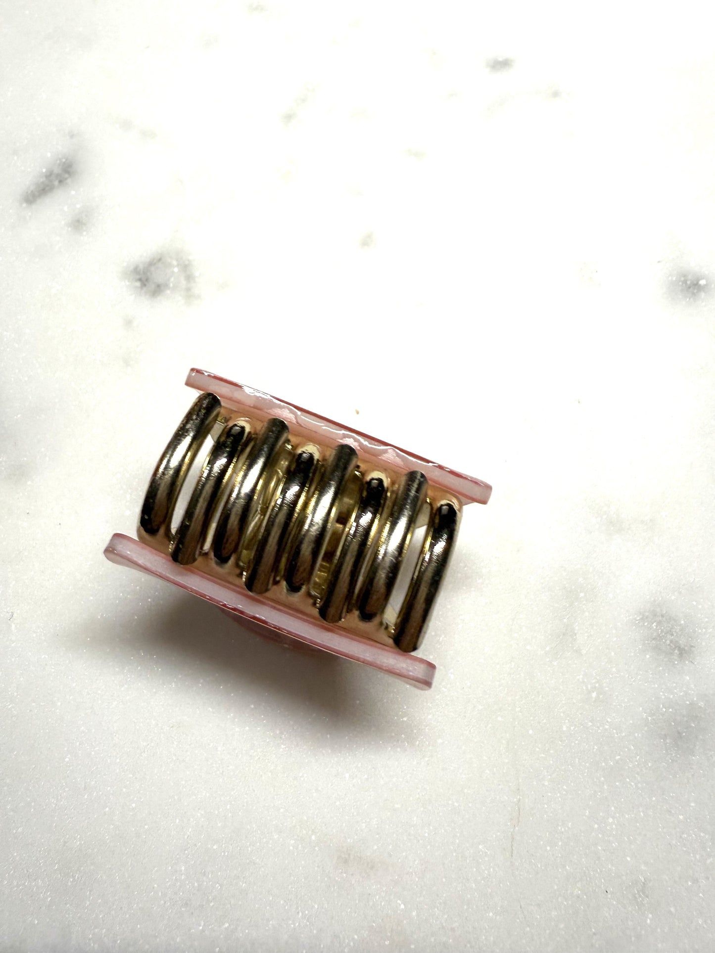 haarklem roze parelmoer