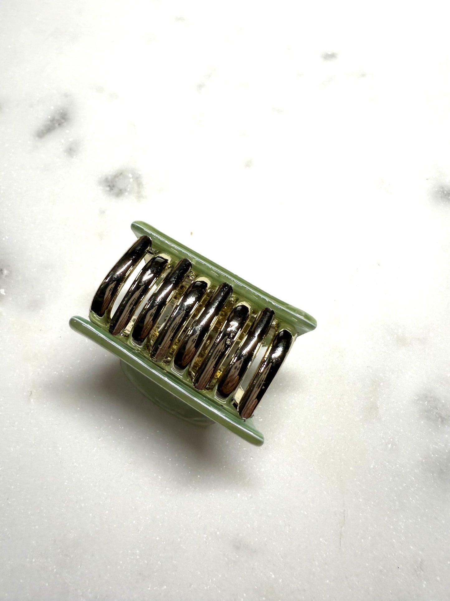 haarklem groen parelmoer