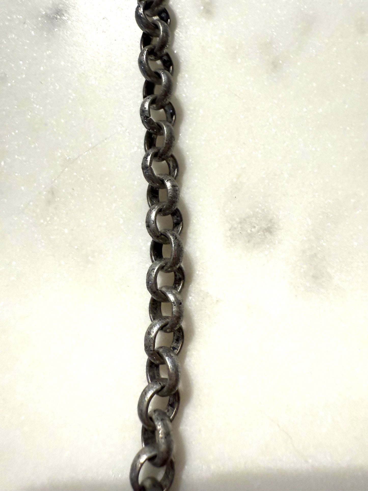 Jasseron donker metaal ( prijs per 10cm )