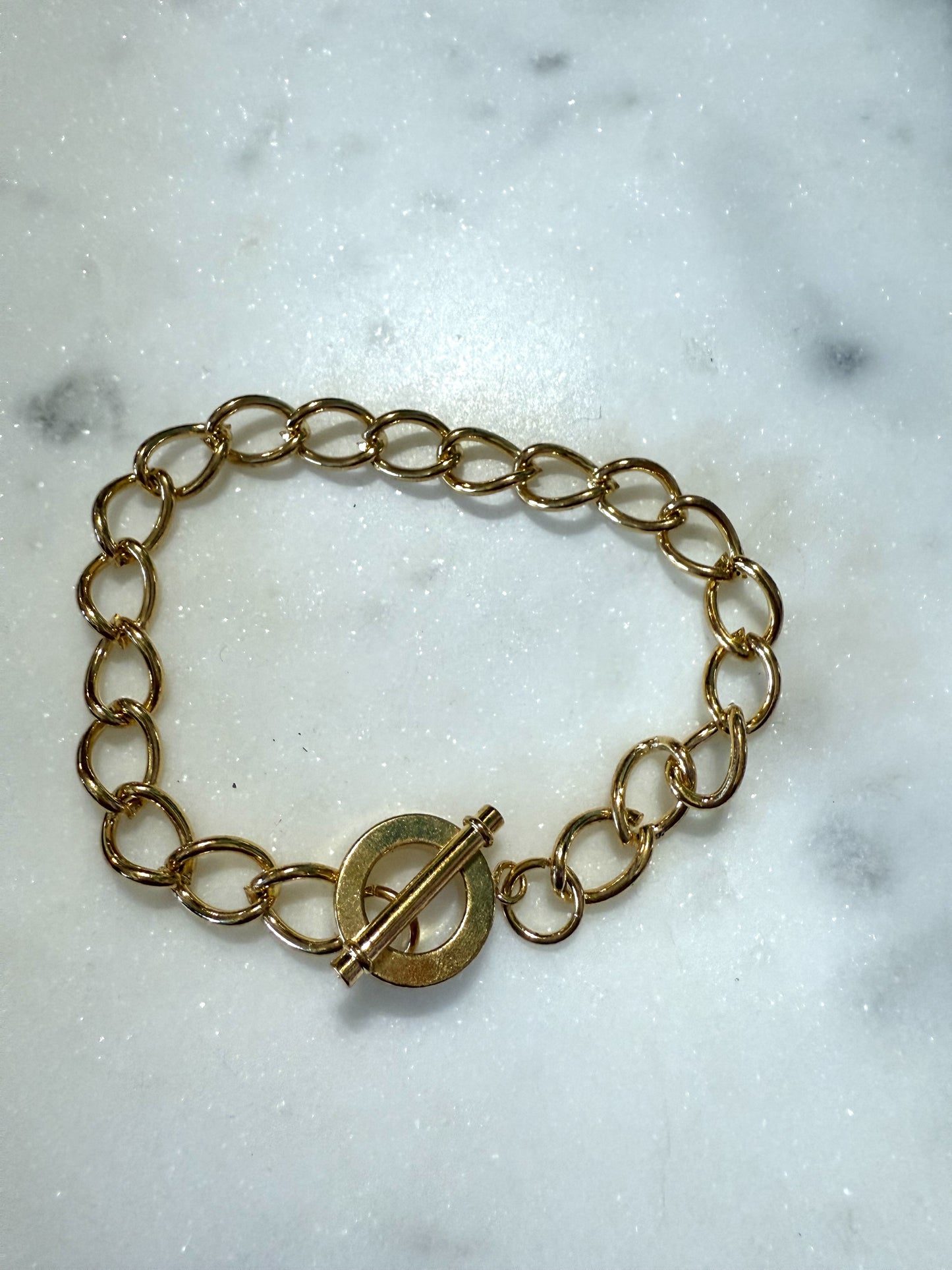 gouden armband met slot