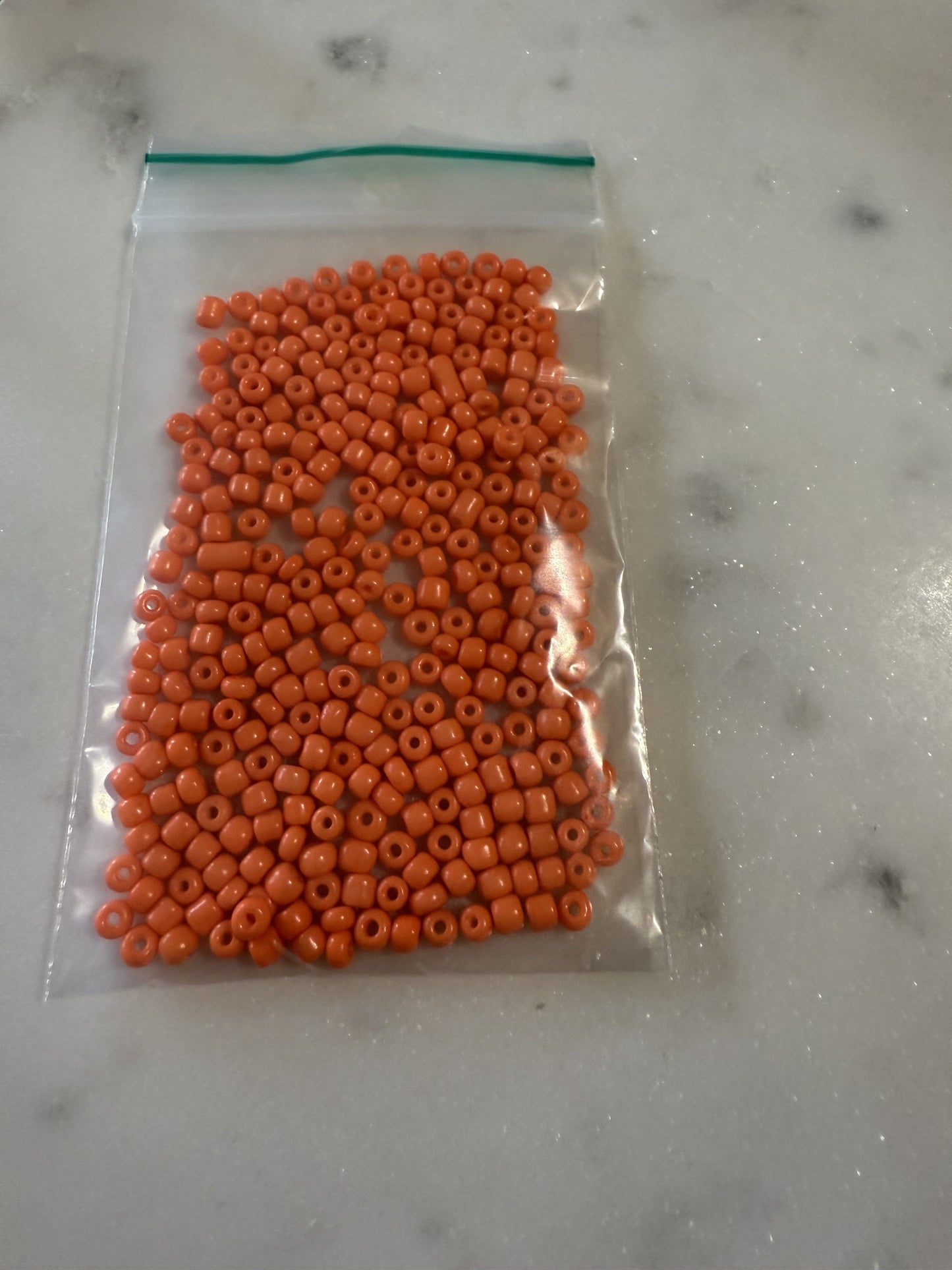 oranje Rocailles ( 25 gram )