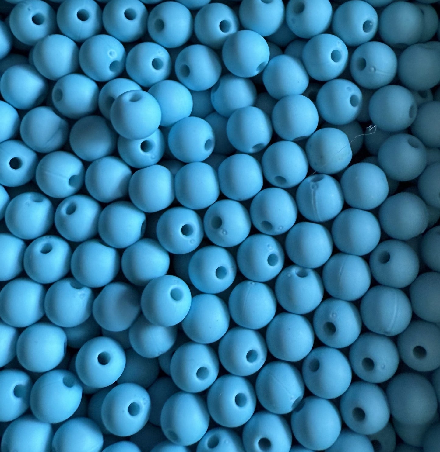 blauwe acryl kraal
