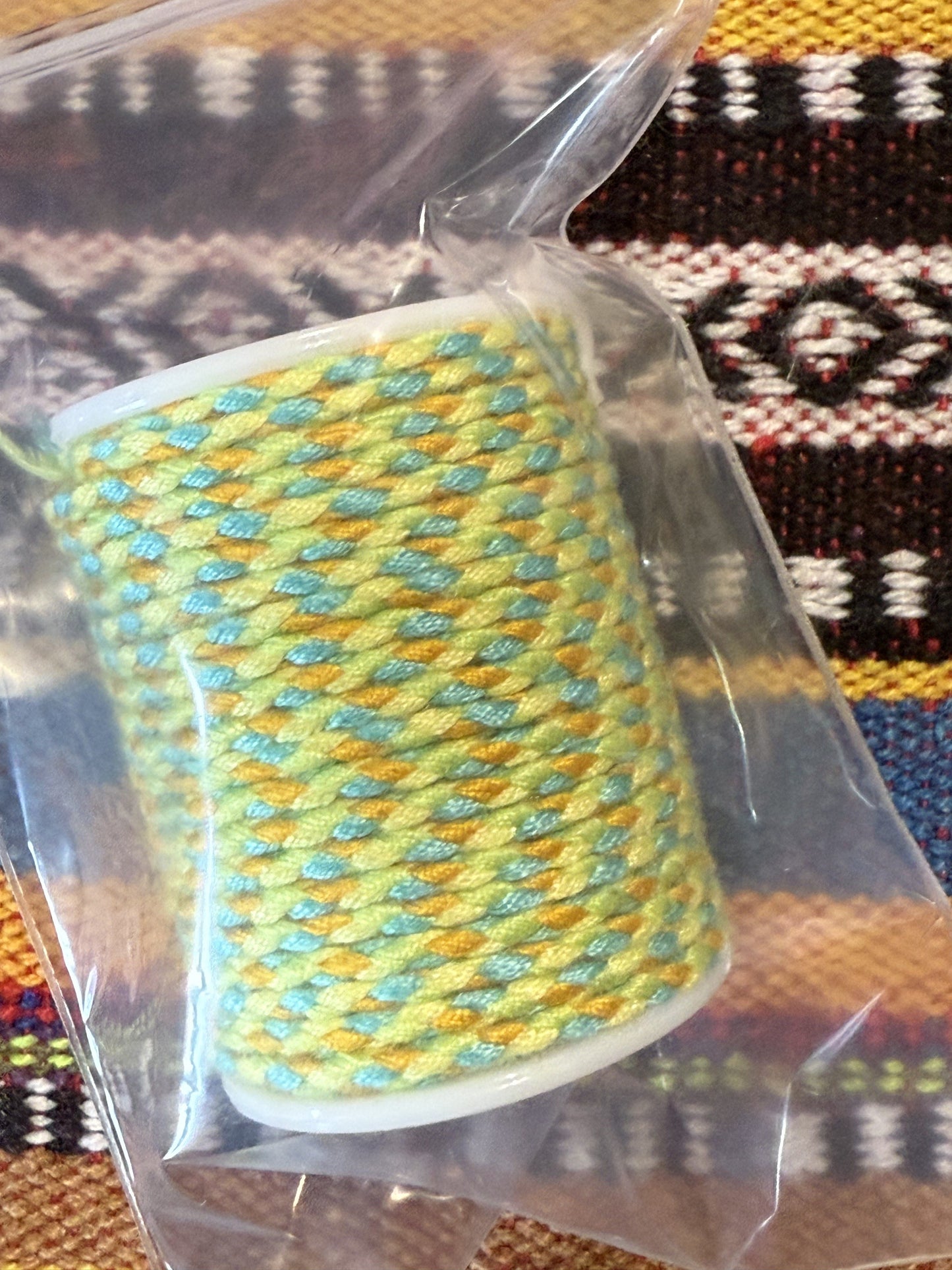 Trendy koord paars,groene,oranje 4meter