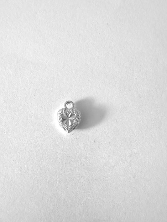 hartje zilverkleurig Nr133b