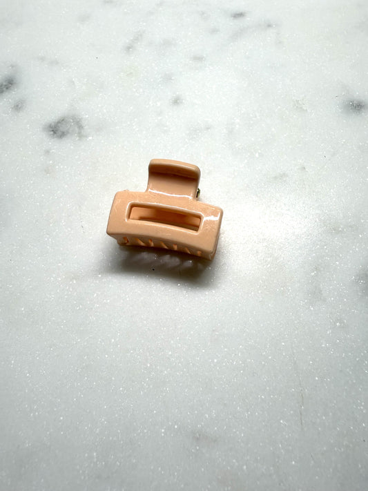 haarklem glanzend oranje/zalm