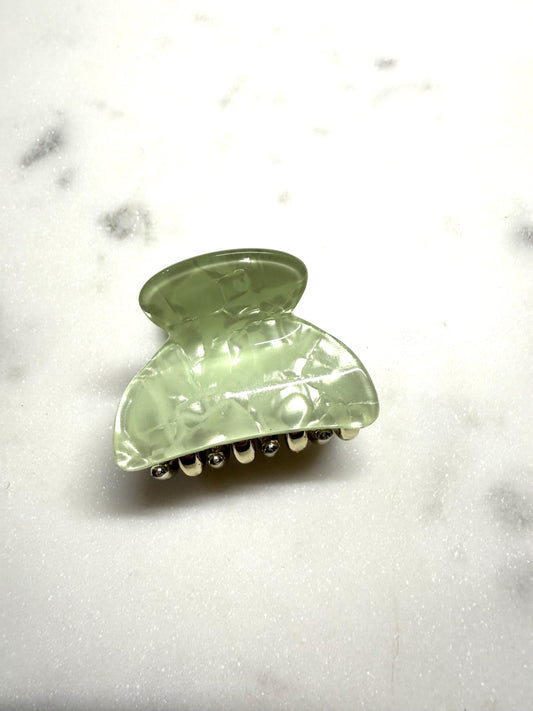 haarklem groen parelmoer