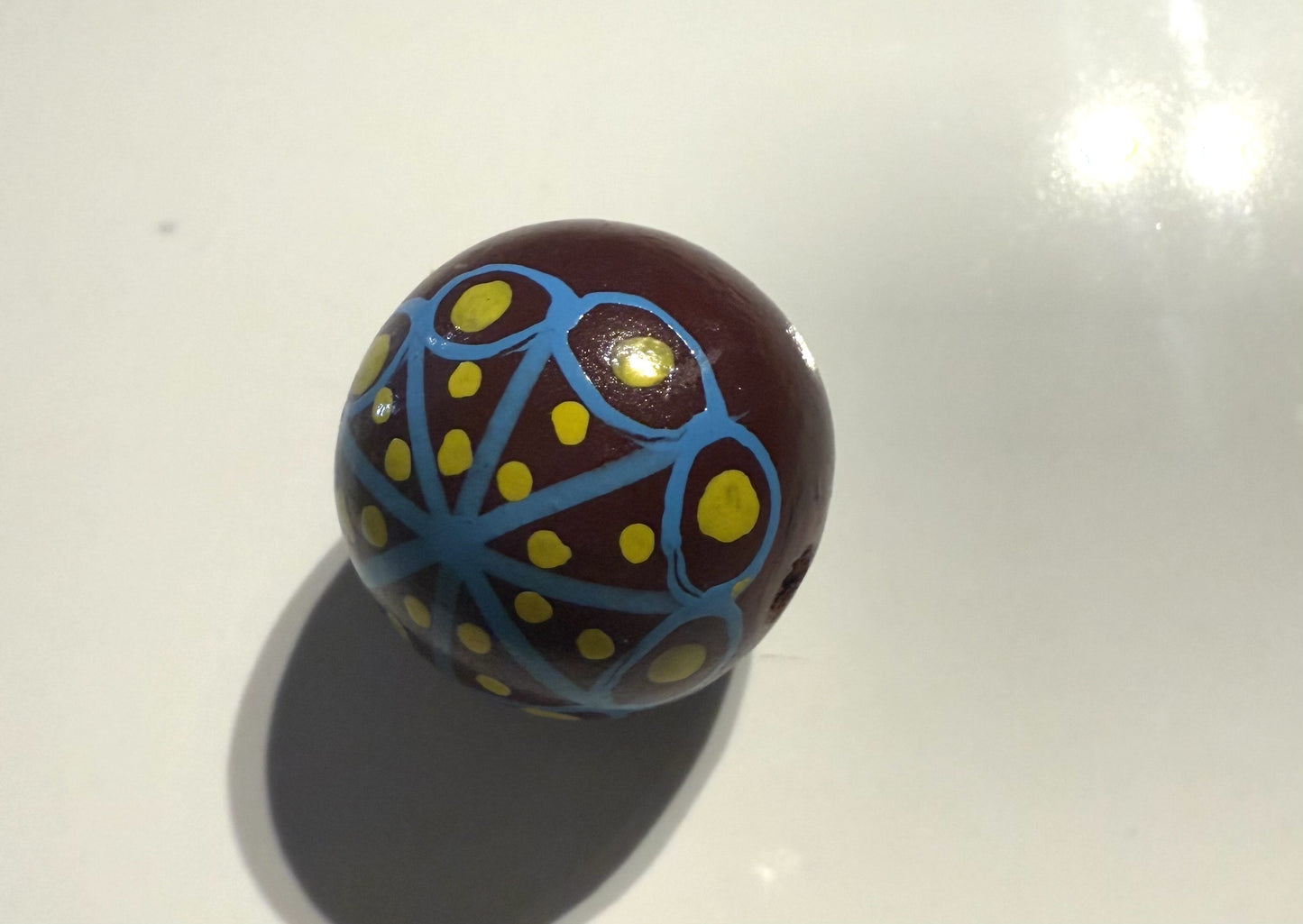 geschilderde houten kraal