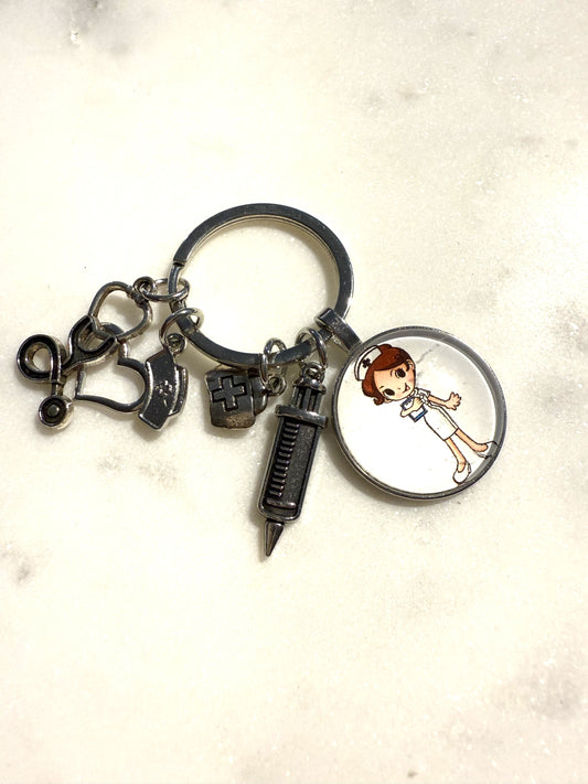 verpleegster sleutelhanger