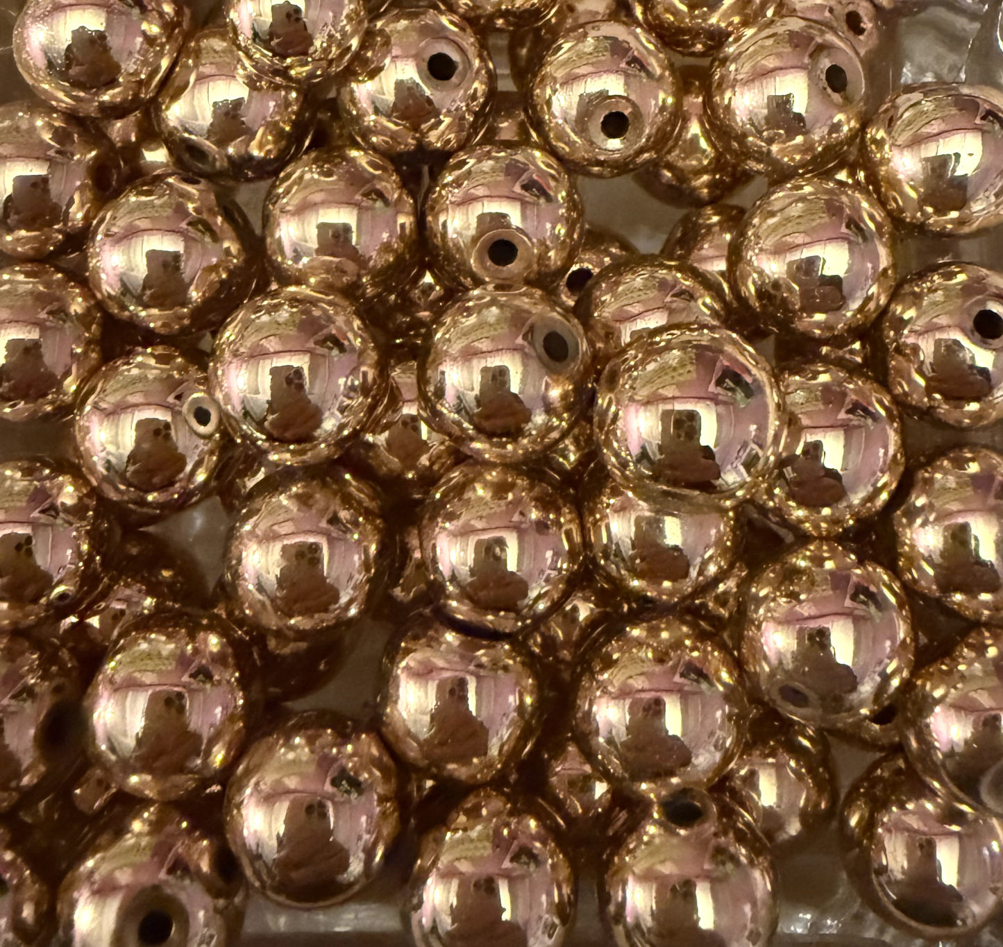 metalen gouden kraal