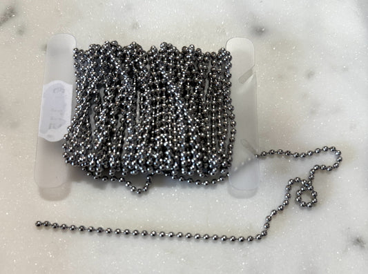 bolletjes ketting ( prijs per 10cm )