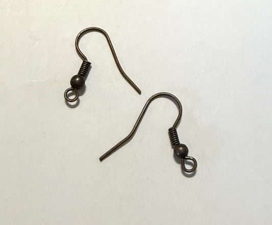 bronzen oorbel haakjes