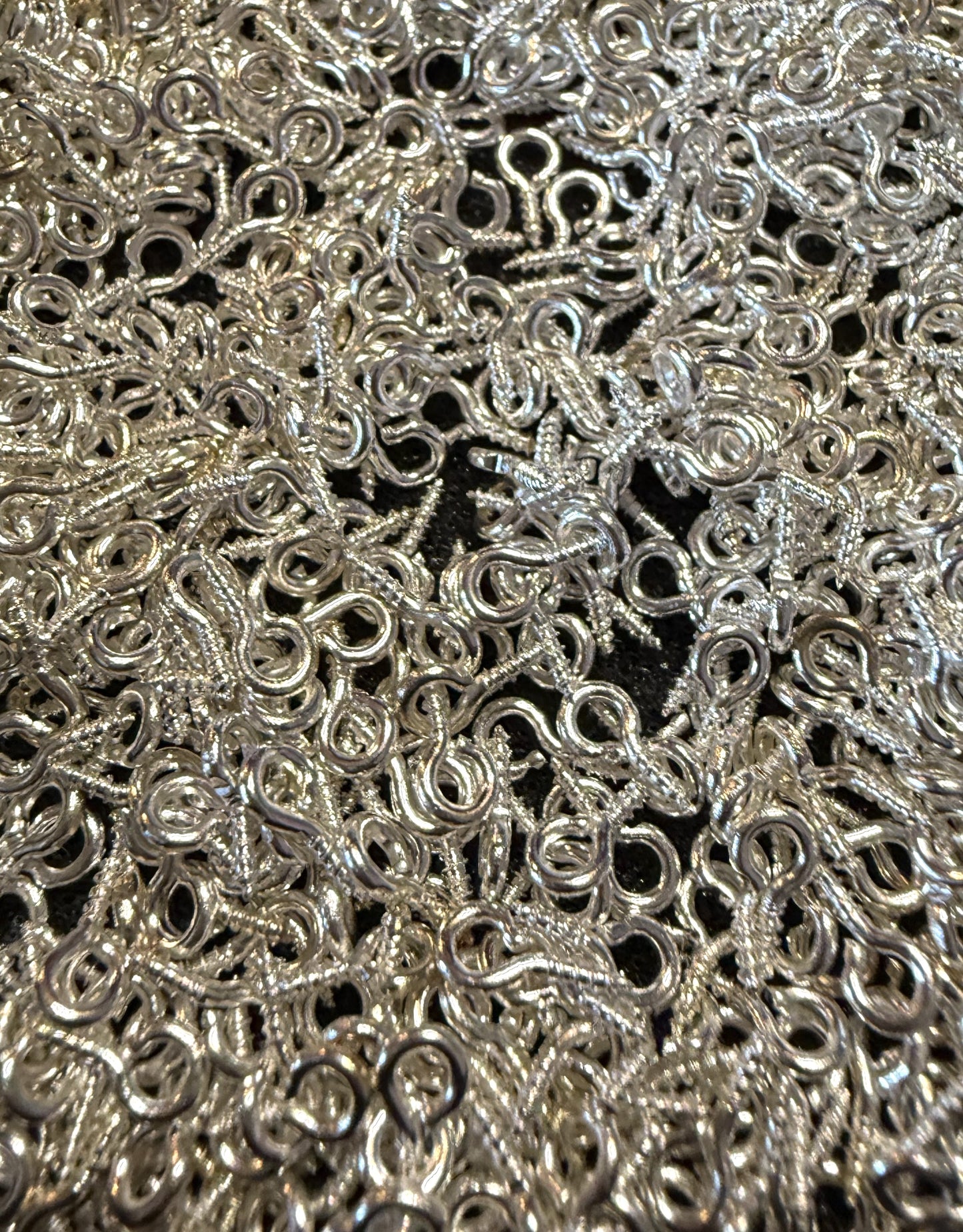 oogjes zilver voor houten kralen