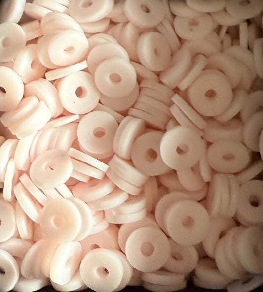 licht zalm kleurige polymeer kralen