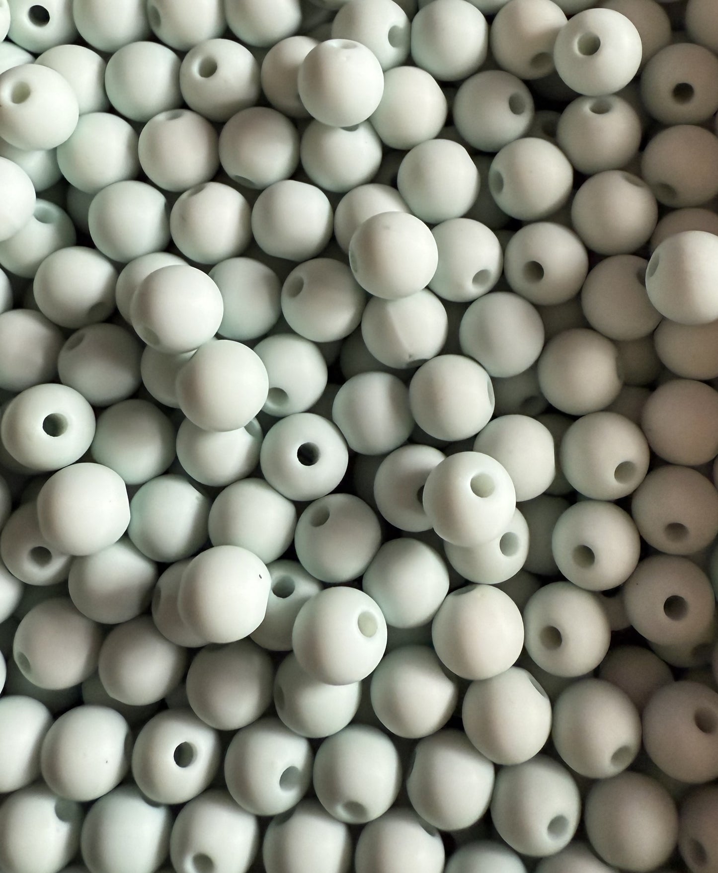 licht blauwe matte acryl kraal