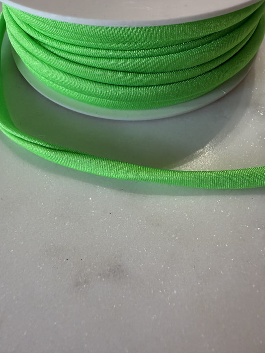 elastisch lint neon groen ( prijs is per meter )