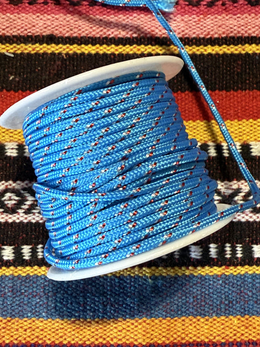 Trendy koord blauw( prijs is per meter )