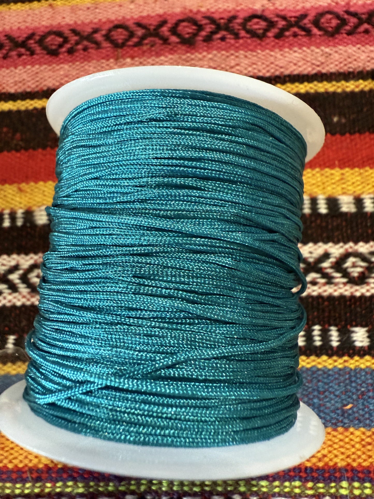 Macrame draad blauw( prijs is per meter )