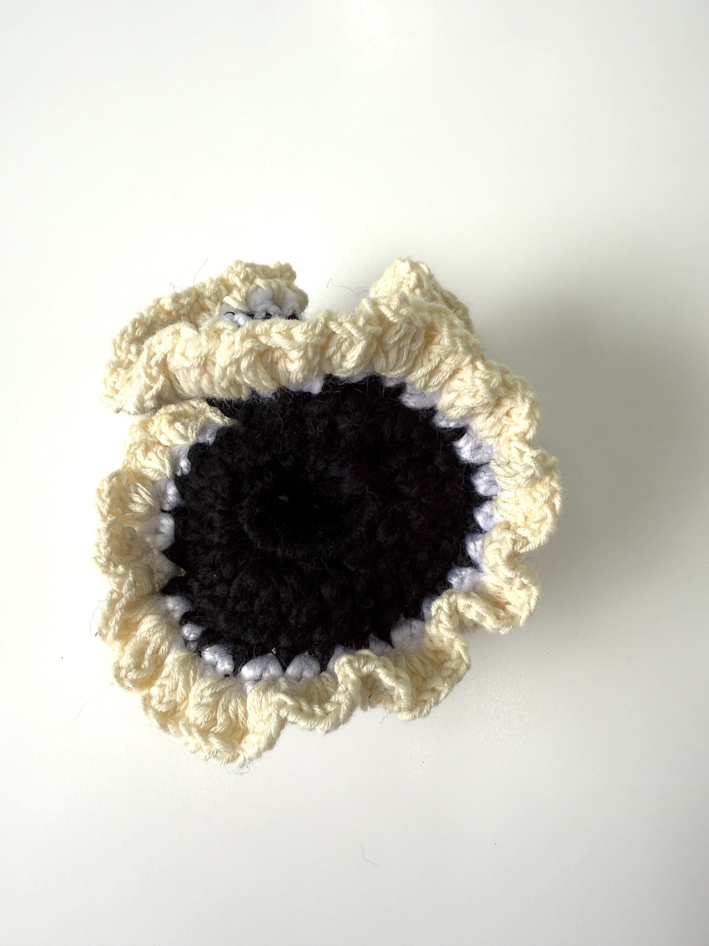 Scrunchie Créme/black