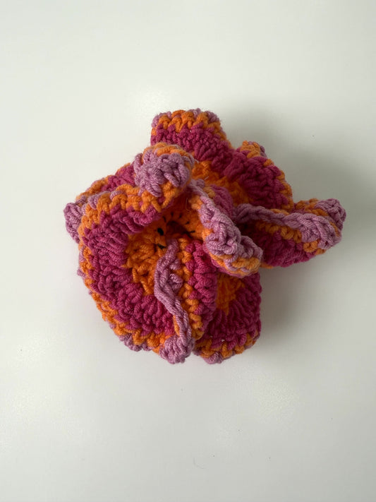 Scrunchie orange/pink