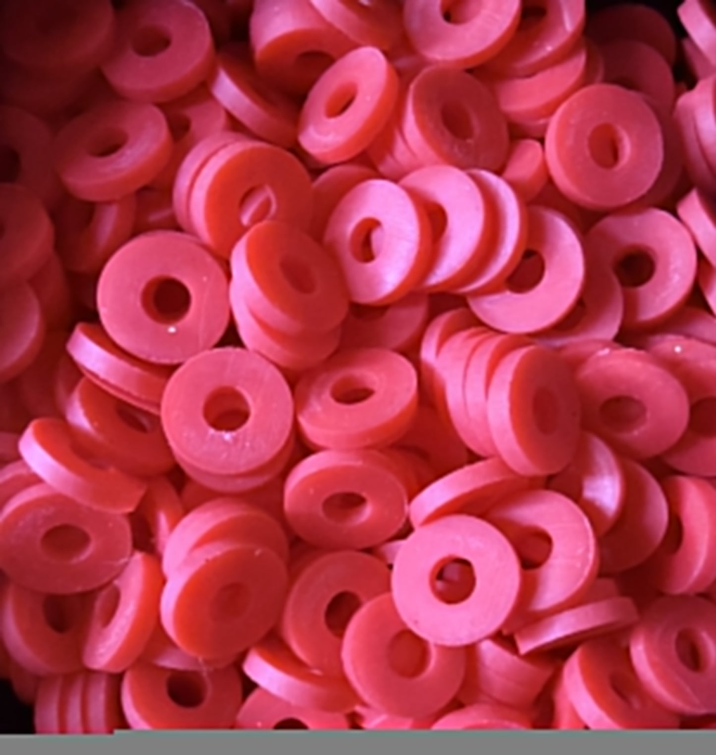 fuchsia polymeer schijfjes