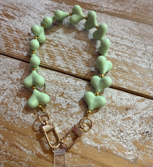 Matcha groen telefoonkoord