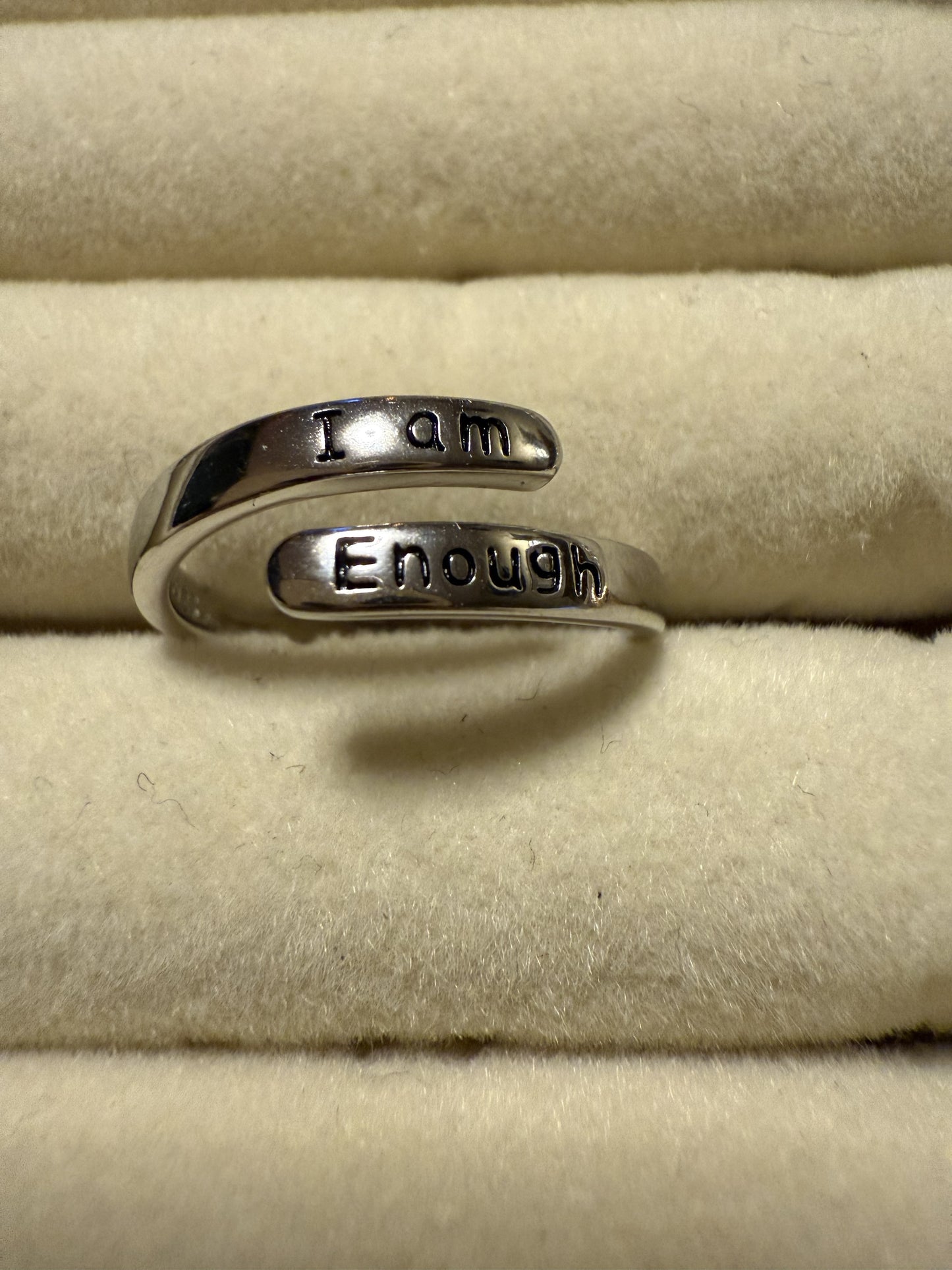 I am enough ring