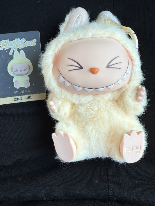 Echte labubu ( SISI ) licht crème/ beige